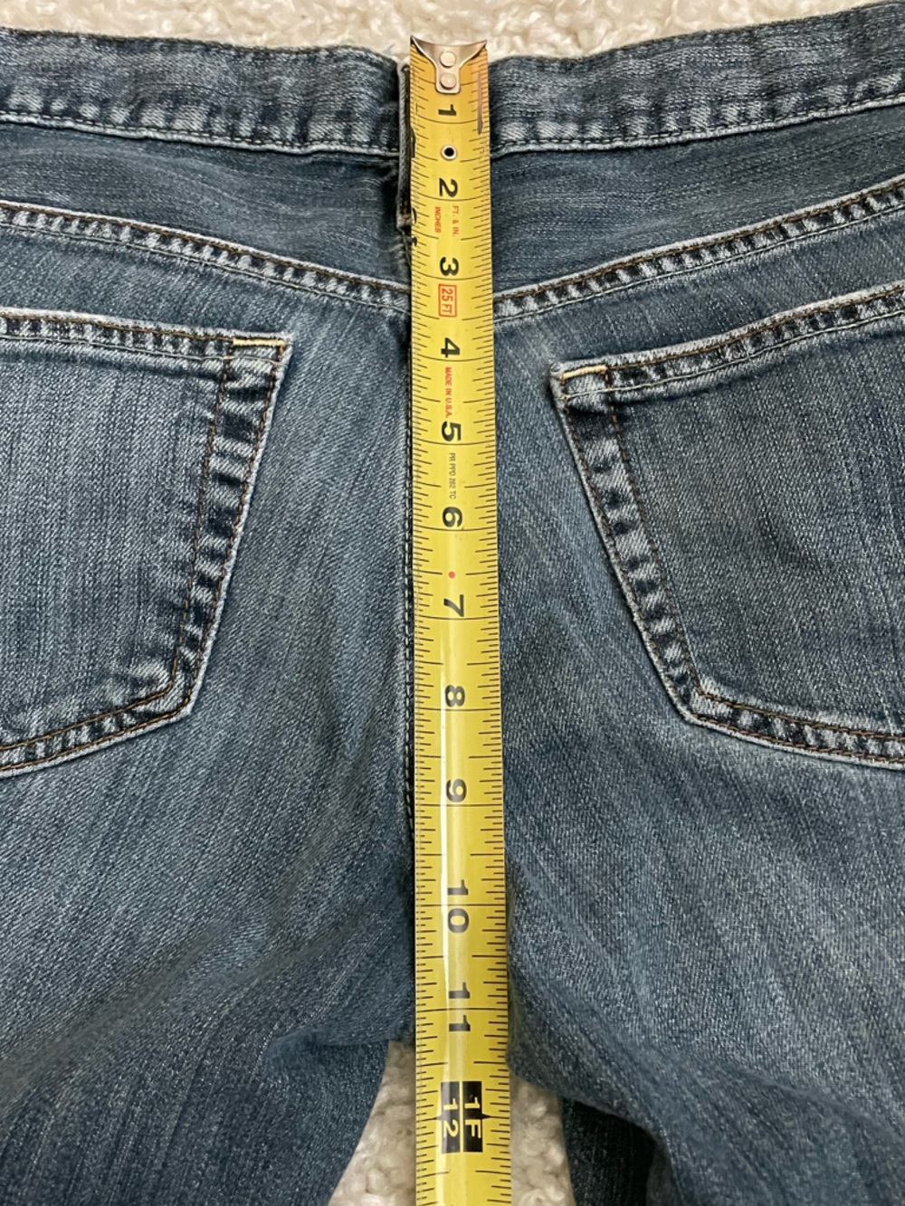 Vintage GAP Long and Lean Stretch Dark Wash, Boot Cut Women's Jeans - Picture 9 of 11